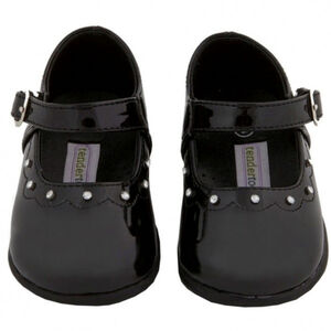 Mary Jane Patent with studs & faux buckle closure